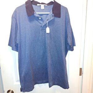 Men's Polo Shirt Blue Fit America XL